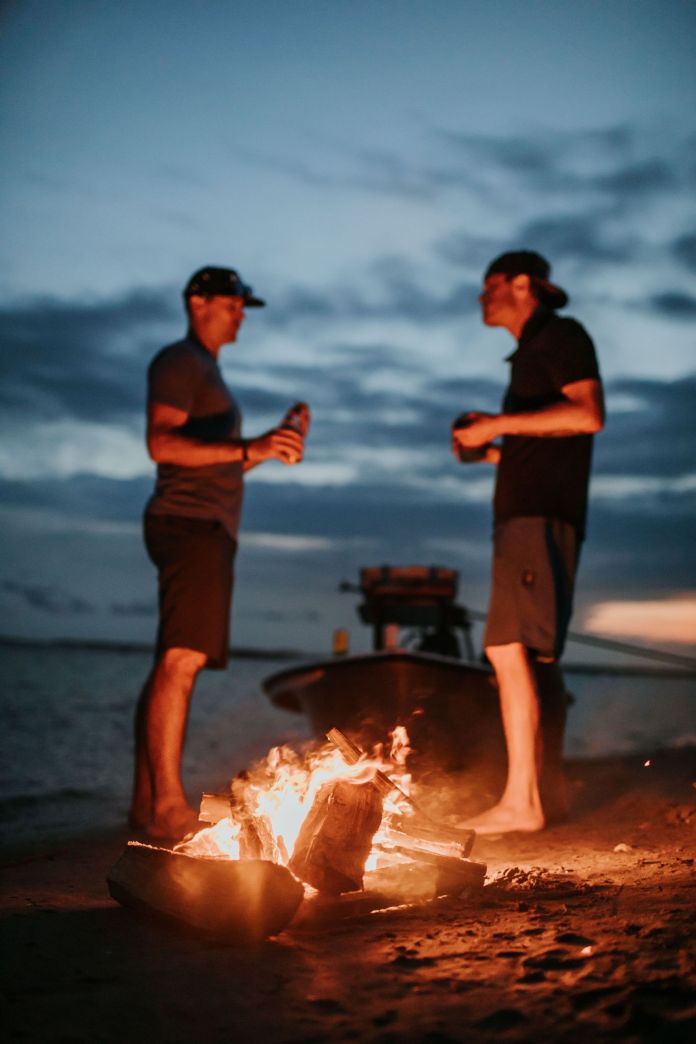 guys by the fire