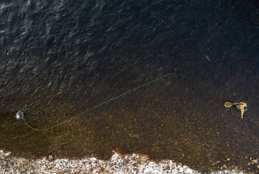 fishing in the salmon river