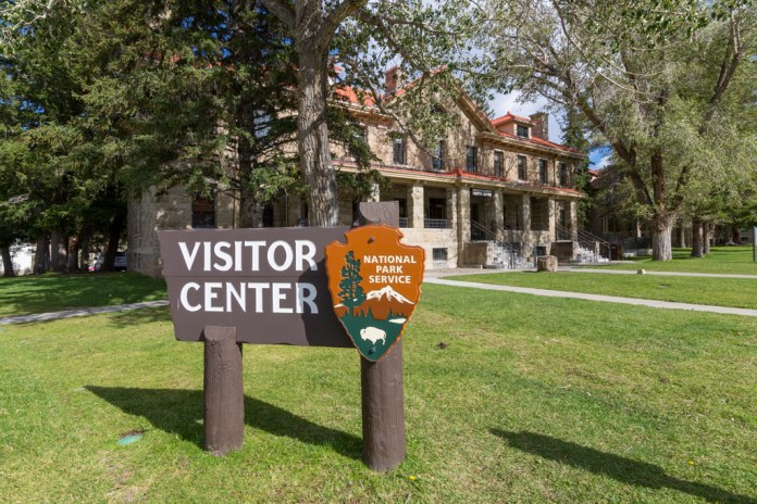 National Park Visitor's Center Sign