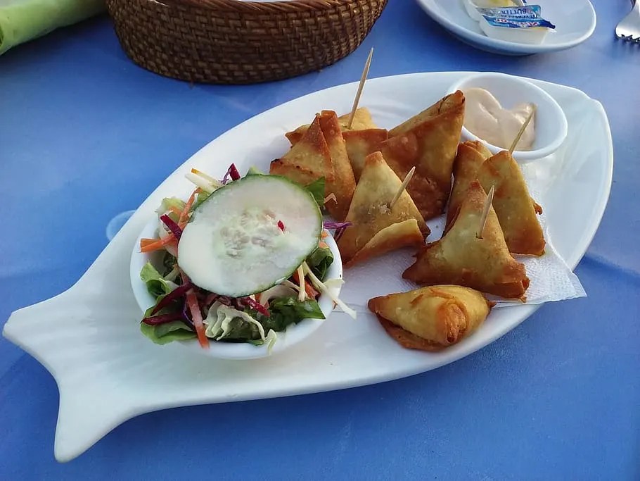 Street Food In Delhi- The Ultimate Guide + 51 Delicious Dishes To Try 32 chicken samosa