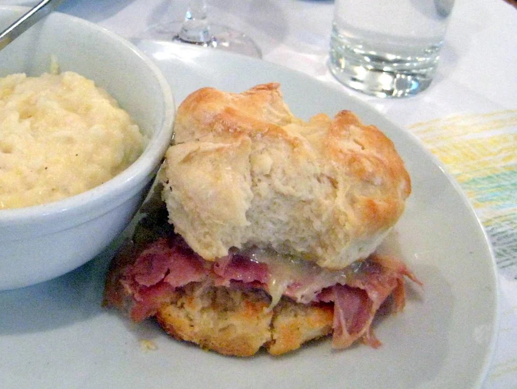 Worst American Food- Some of the Weirdest Things People Eat in Different US States 38 ham biscuits