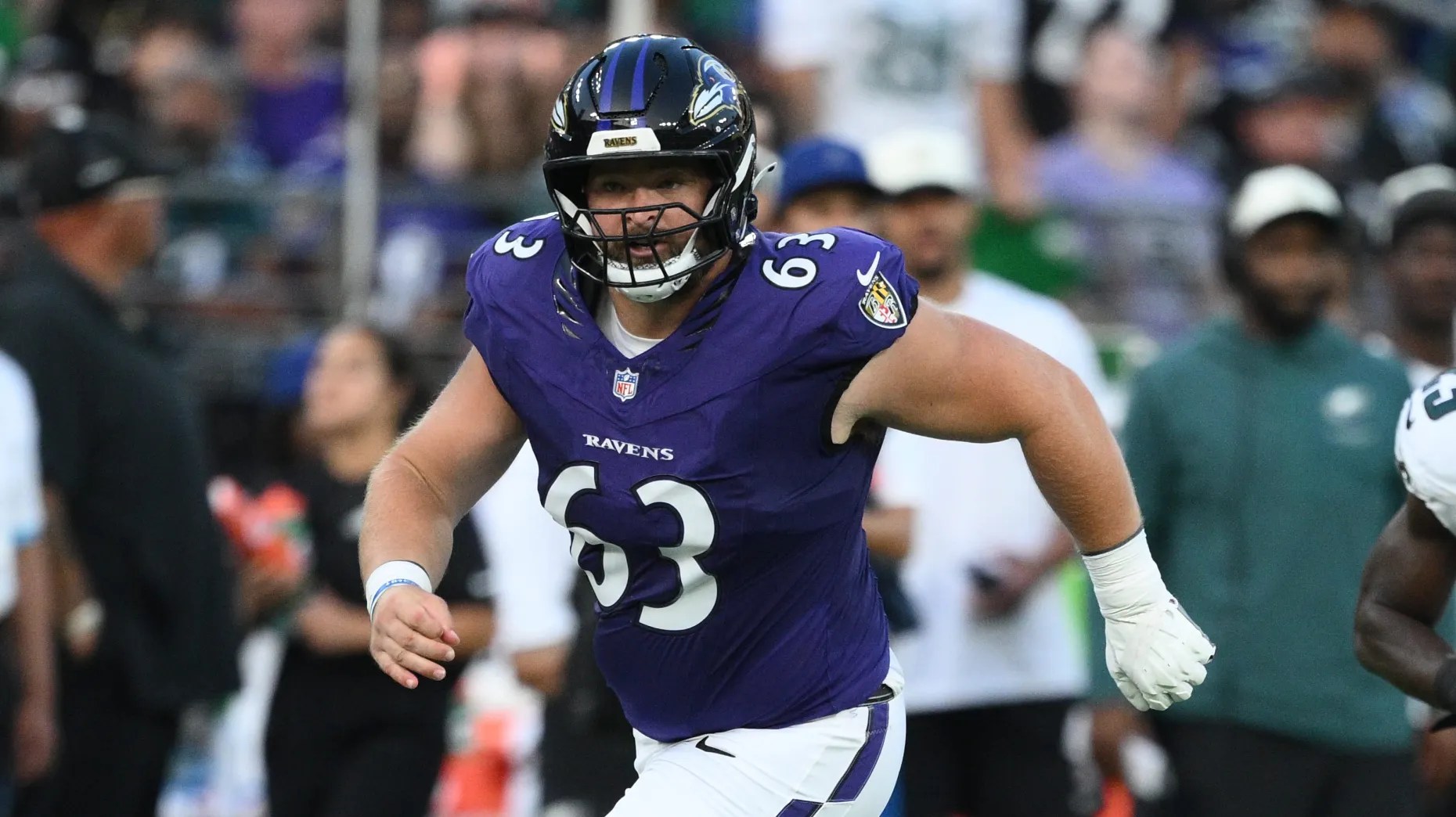 Ravens Center Danny Pinter Suffers Torn Patellar Tendon