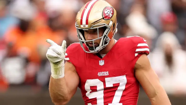 49ers’ Nick Bosa Expected to Miss Multiple Weeks With Calf Injury
