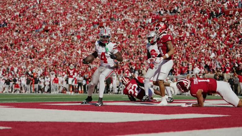 Ohio State prevails in Indiana (Graphic by Ohio State Athletics)