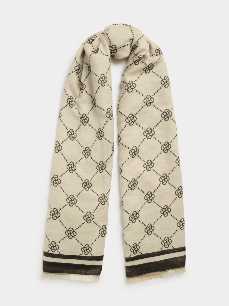 M Monogram Scarf for Women: Elevate Your Style with Elegance