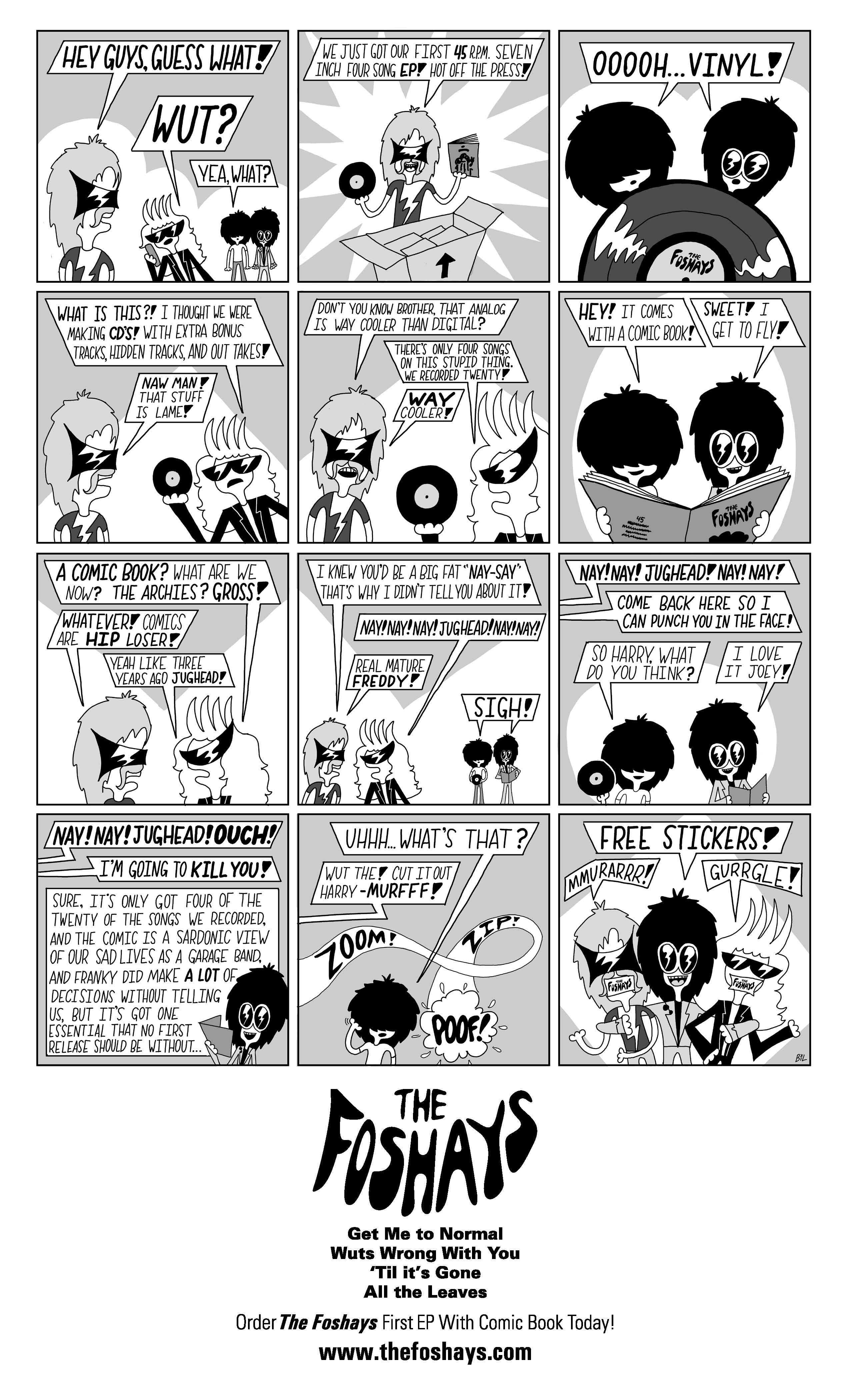 The Foshays EP promo poster