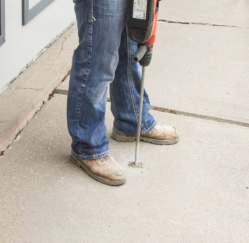 Polylevel concrete repair