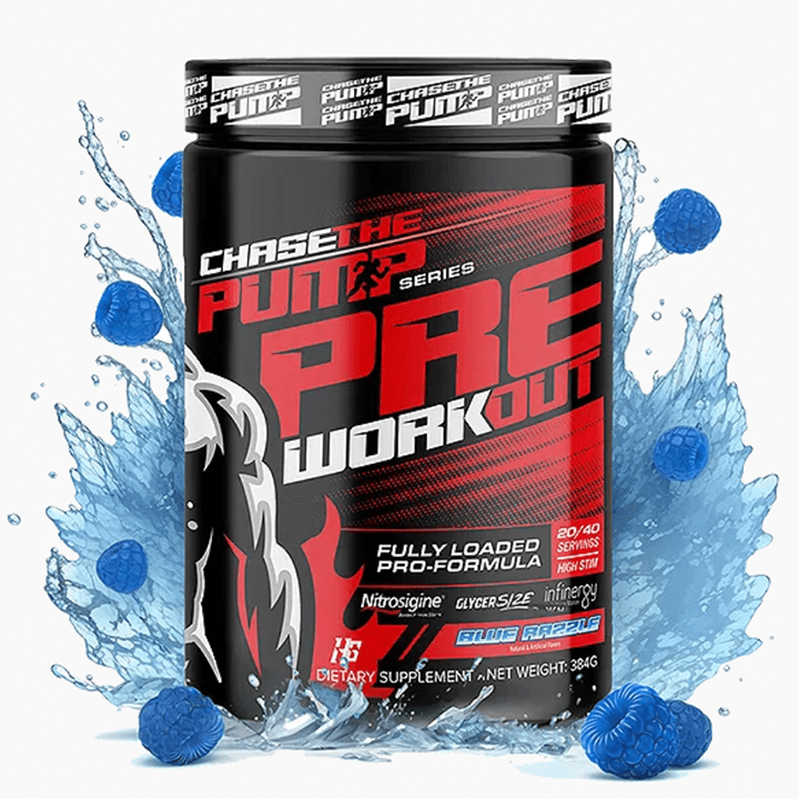 CHASE THE PUMP PRE - BLUE RAZZLE