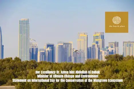 Her Excellency Dr. Amna bint Abdullah Al Dahak Minister of Climate Change and Environment Statement on International Day for the Conservation of the Mangrove Ecosystem