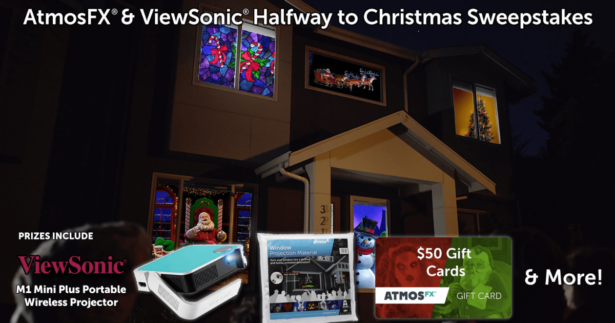 ViewSonic AtmosFX Halfway to Christmas Sweepstakes