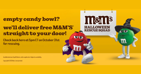 FREE M&Ms Halloween Rescue Squad