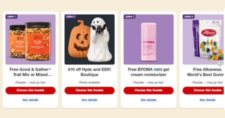 Target October Freebies