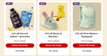 target 360 sept freebies