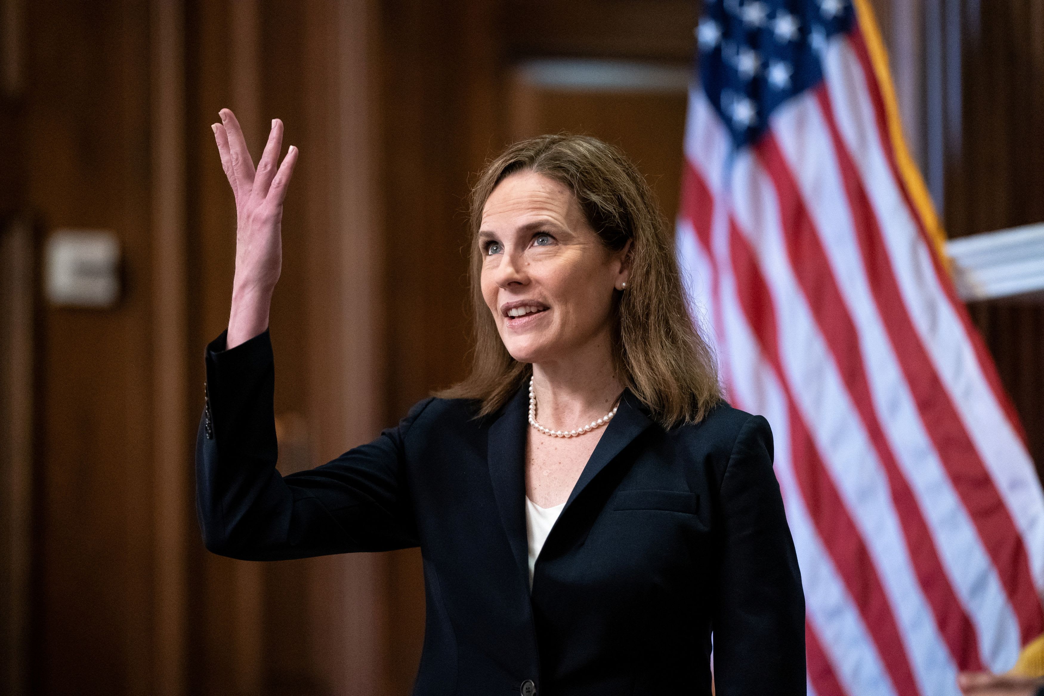 Trump Says He Will Consider Swearing in Amy Coney Barrett Tonight After Senate Vote