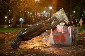 Trump Blasts Antifa After Portland Rioters Destroy Lincoln, Roosevelt Statues