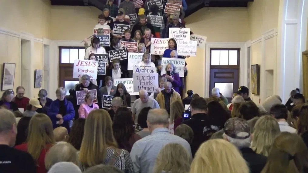 Another Protest Swarms The Legislature At Maine Capital, Pro-Life Movement Shows How to Protest Peacefully