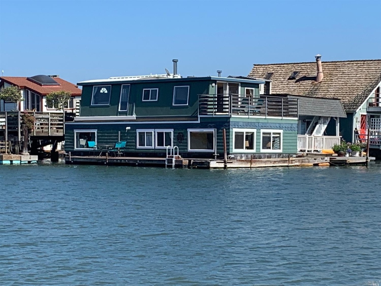 The Truth About Marin County’s Floating Homes the Front Steps San