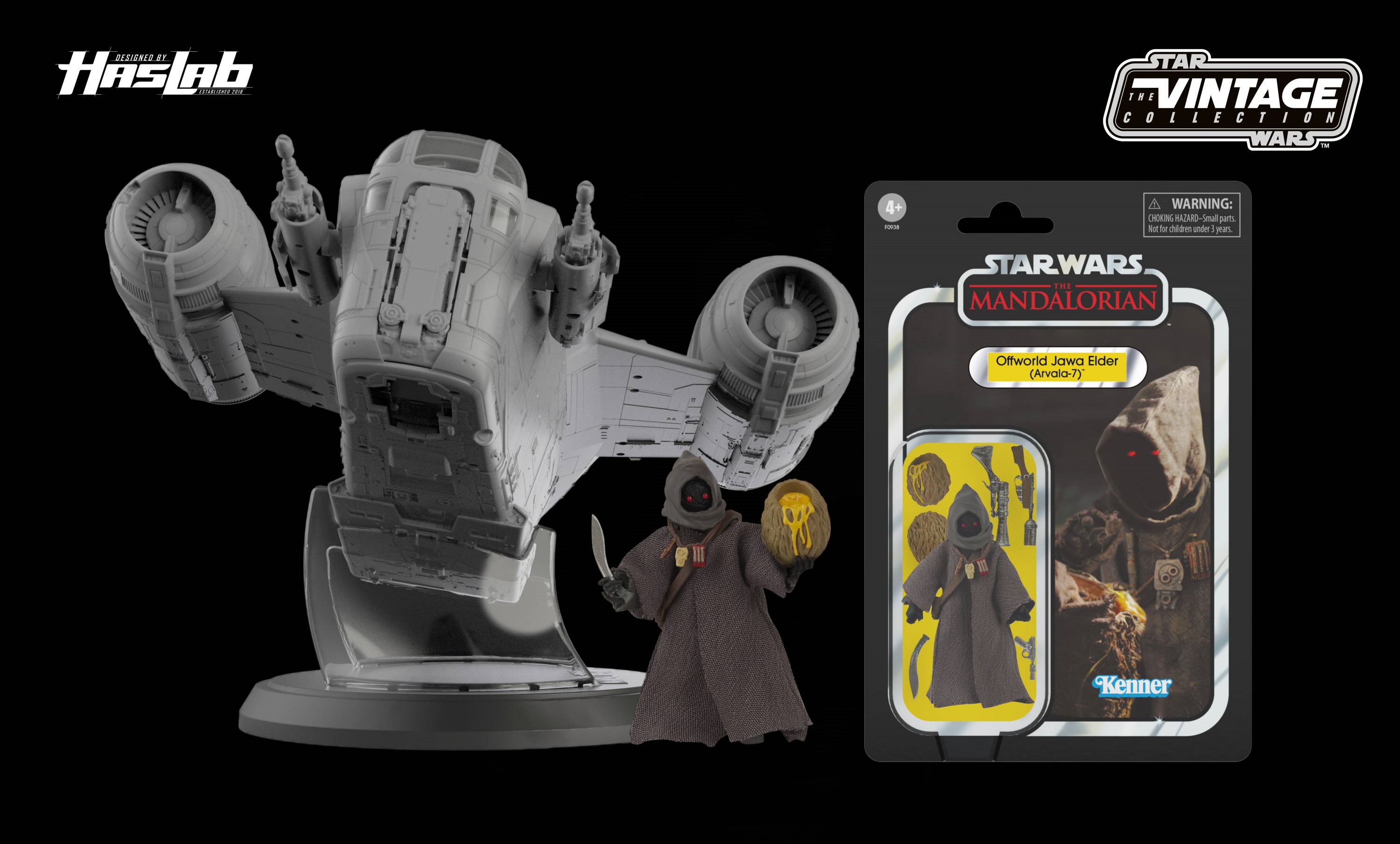 HasLab Razor Crest Update Offworld Jawa and Display Stand