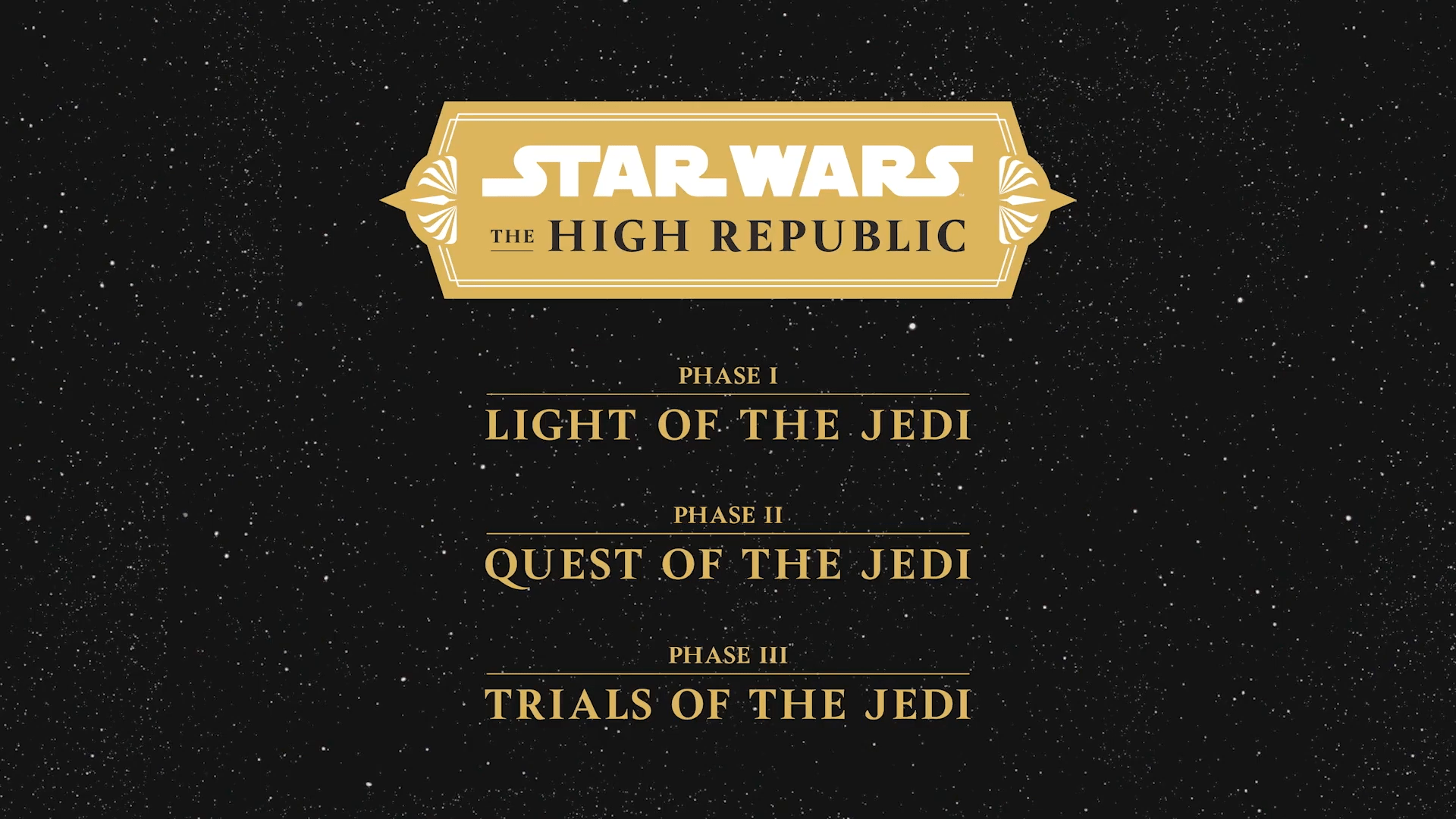 Star Wars The High Republic Phase Rollout Revealed