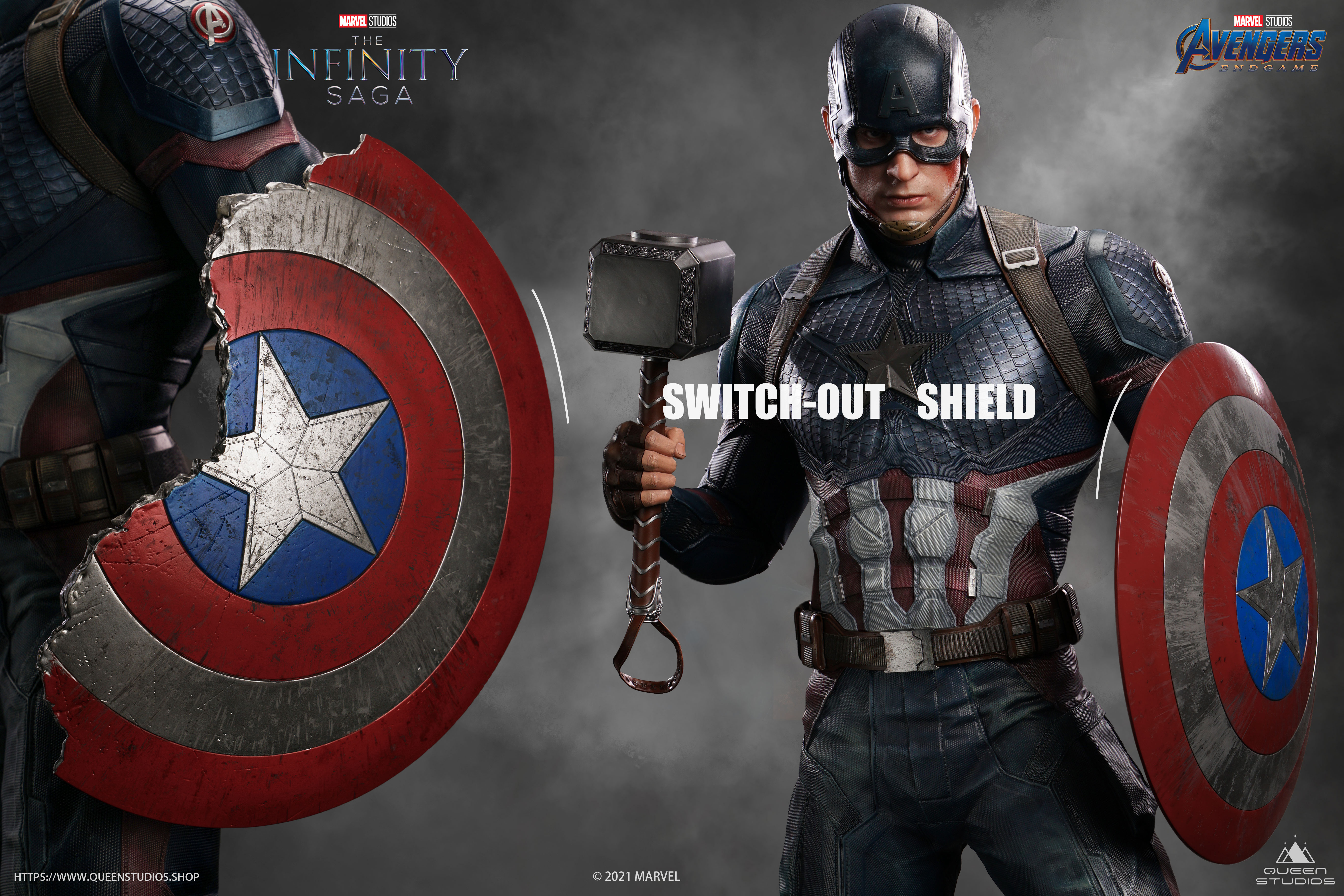 Queens Studios' Captain America Statue