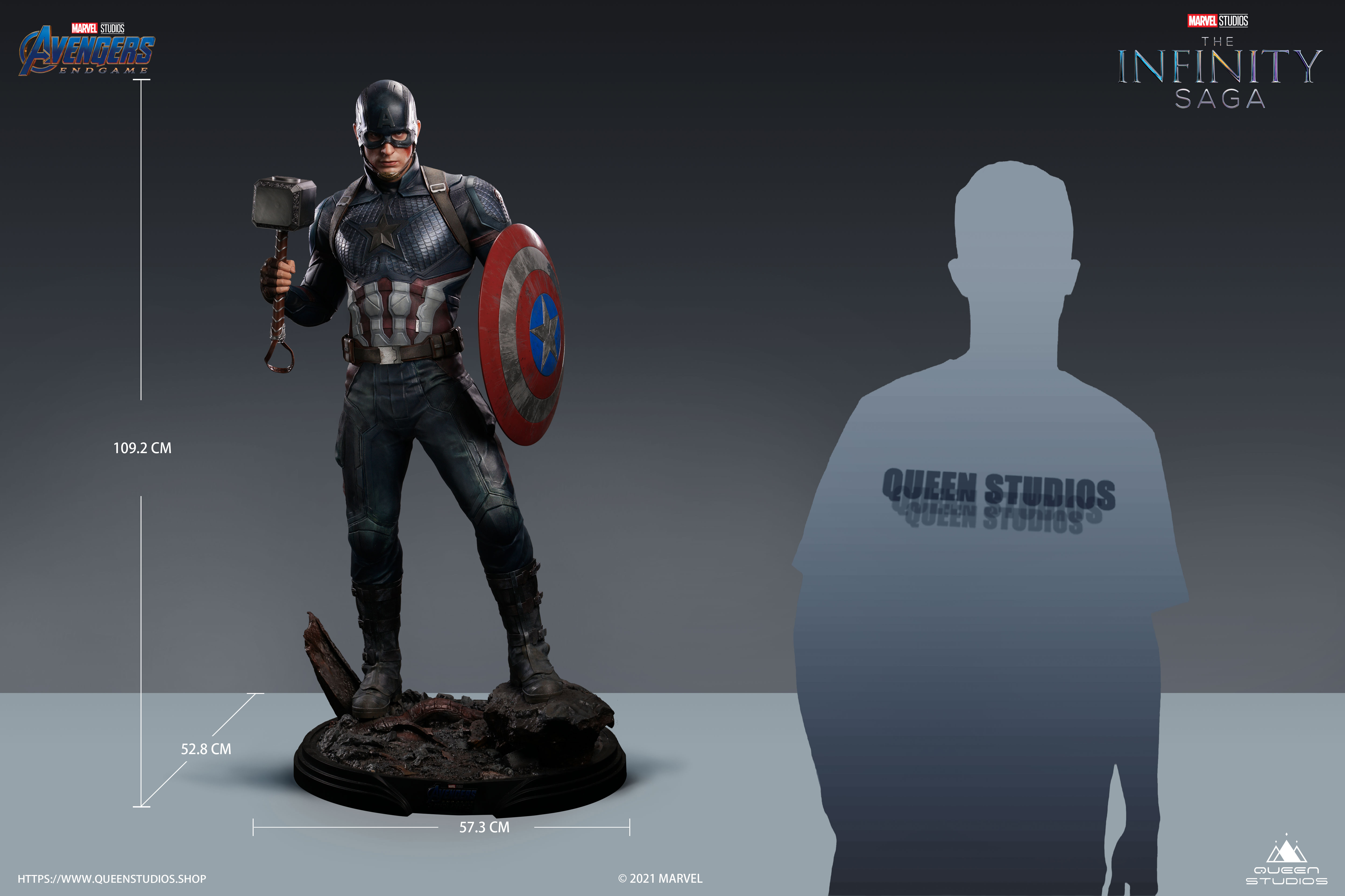 Queens Studios' Captain America Statue