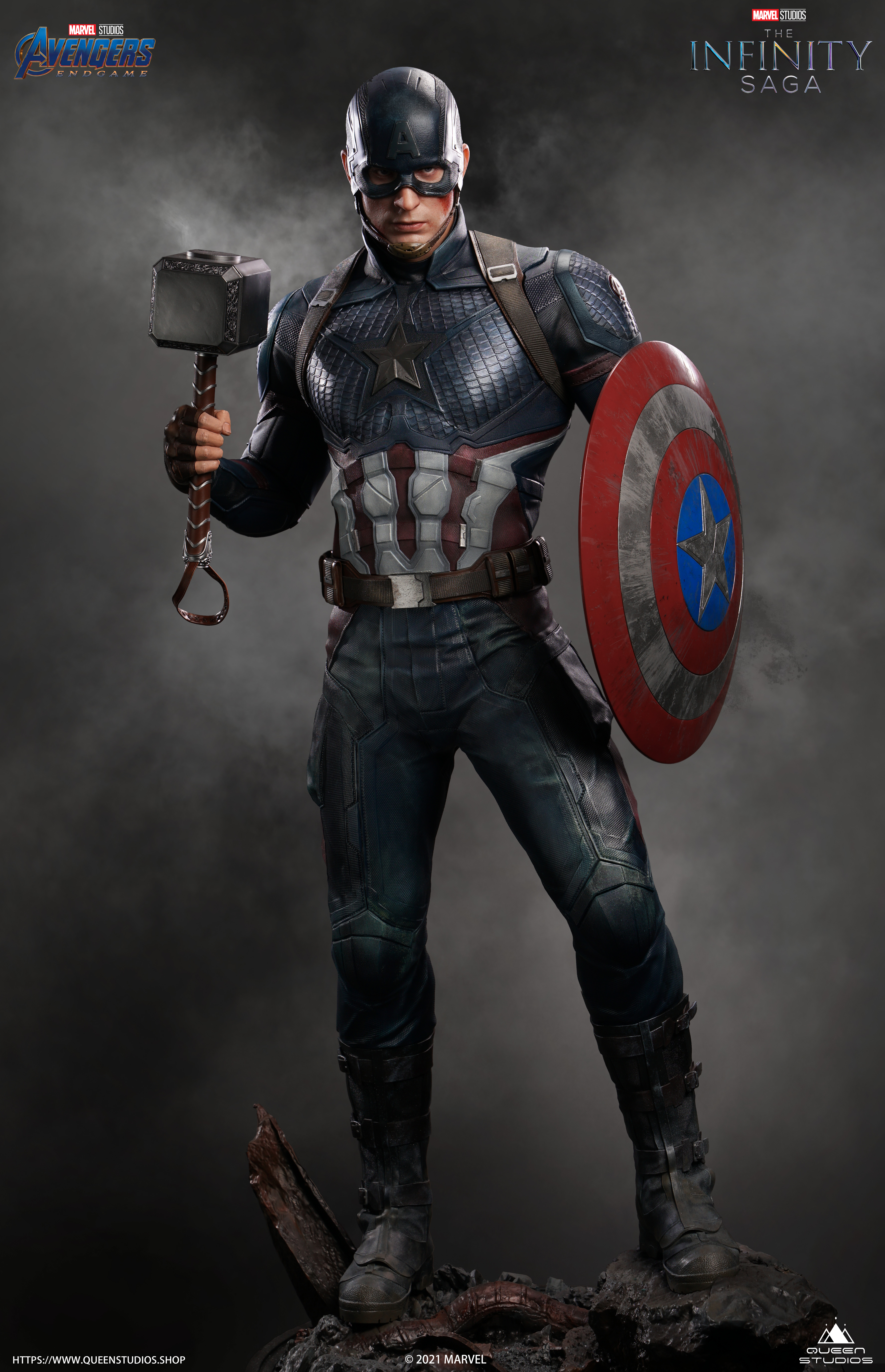 Queens Studios' Captain America Statue