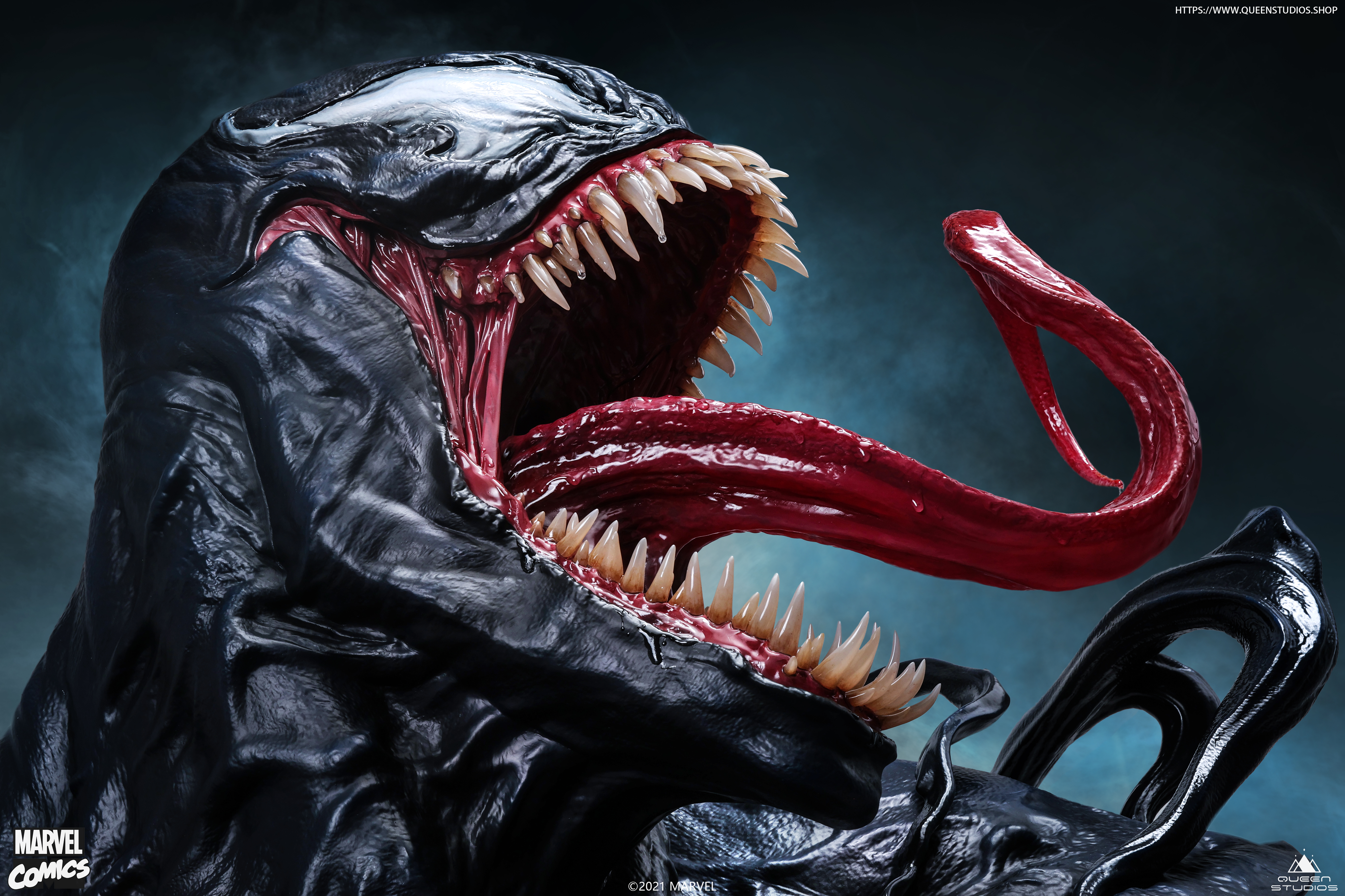 Marvel Comics Venom Life-Size Bust By Queen Studios