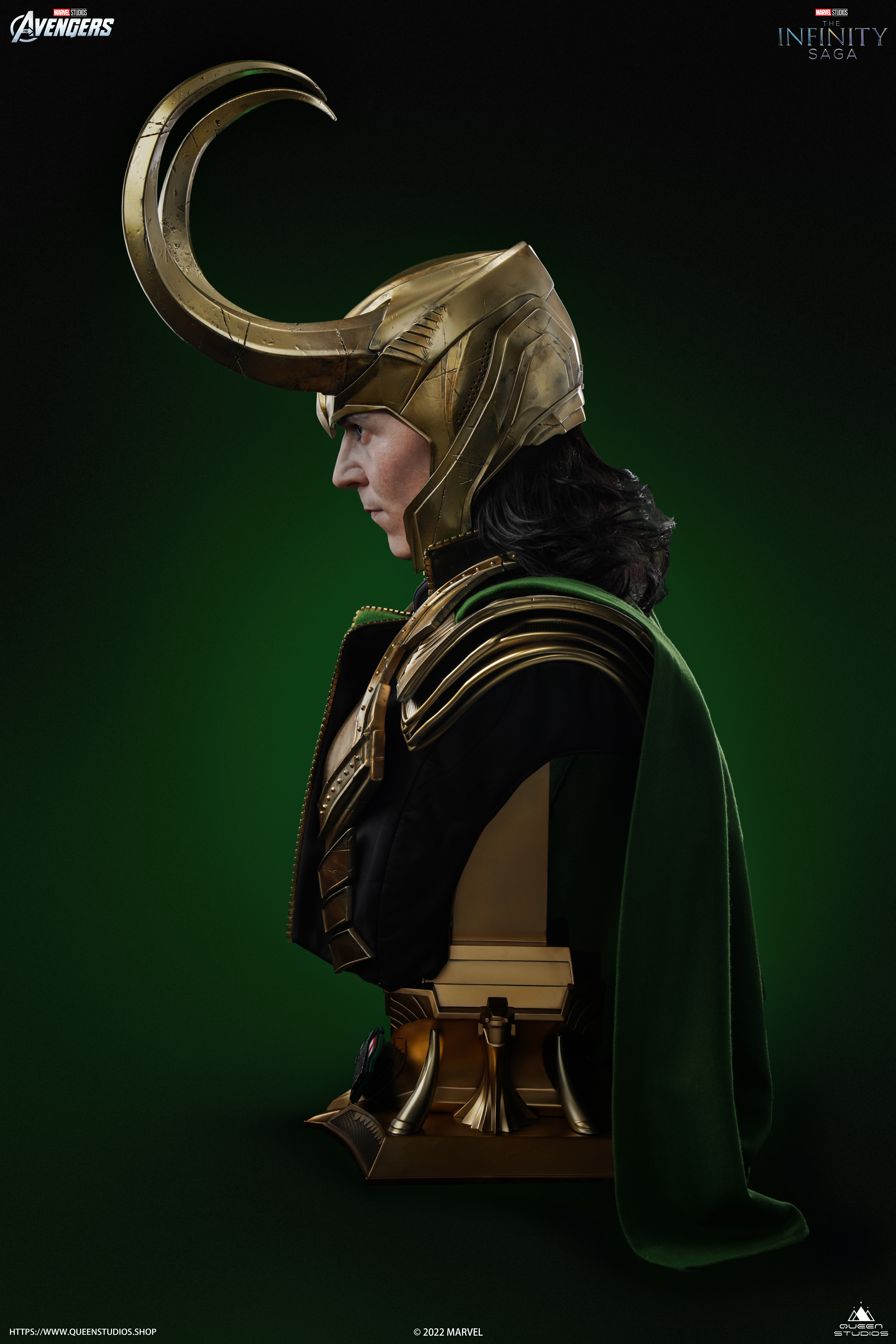 Queen Studios Loki Life-Size Bust
