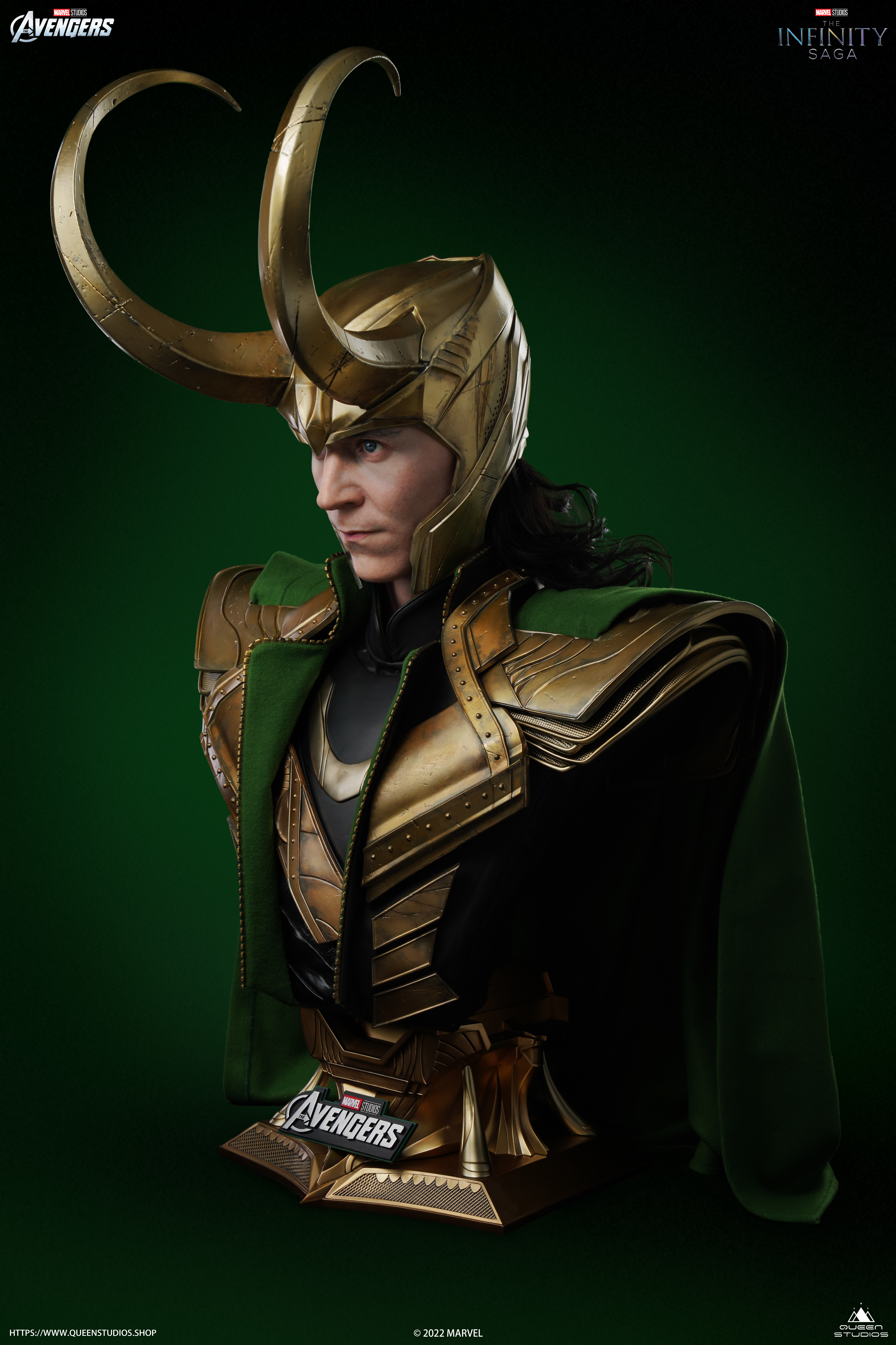 Queen Studios Loki Life-Size Bust