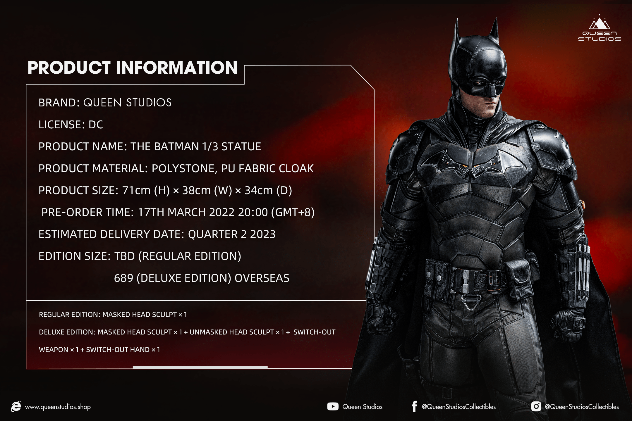 The Batman Statue From Queen Studios