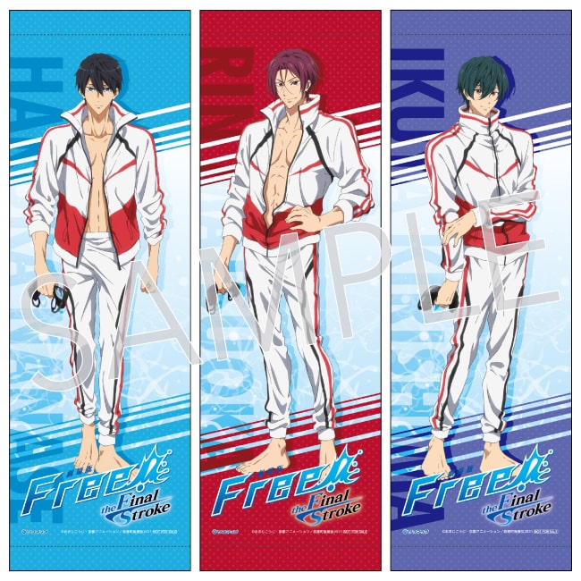 Free! The Final Stroke: Part 2 Character Visuals & Part 1 Blu-Ray
