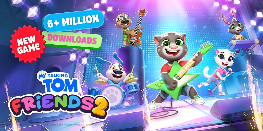 My Talking Tom Friends 2 Hits Over 6 Million Downloads In One Week