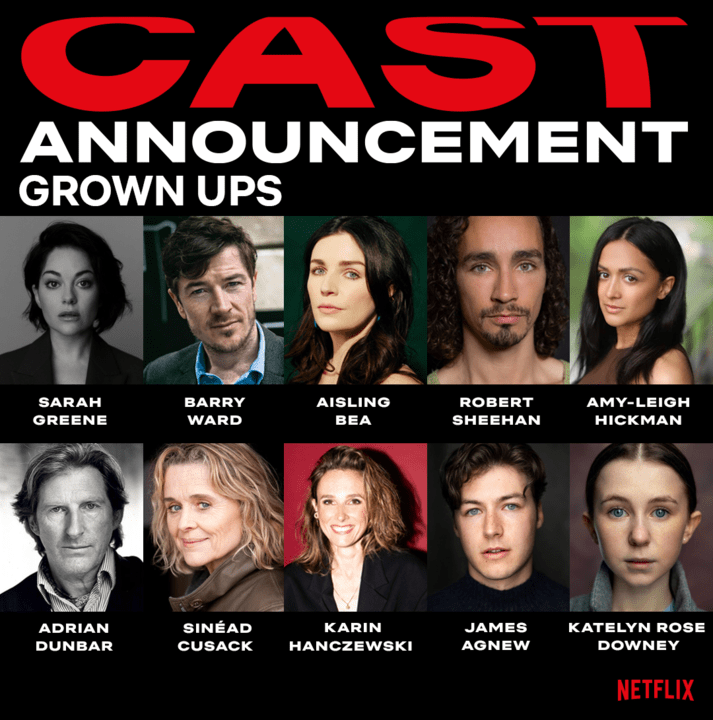 Netflix Announces The Cast And Start Of Production For The 8-Part series, Grown Ups.