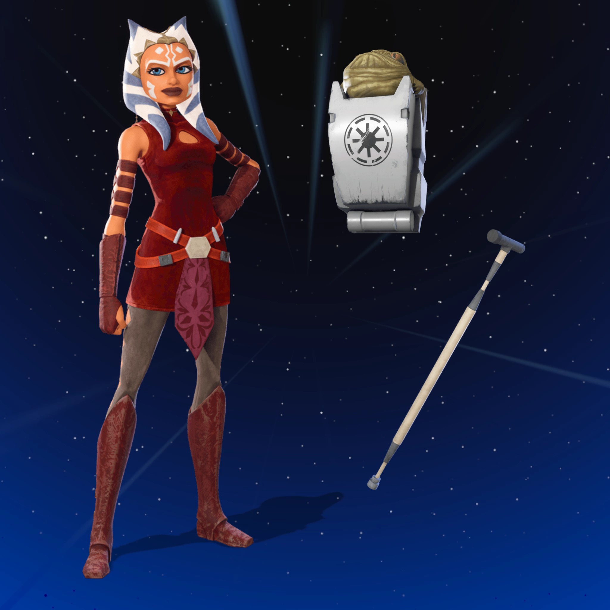 Fortnite x Star Wars: New Anakin Skywalker and Ahsoka Tano Skins From The Clone Wars Revealed!