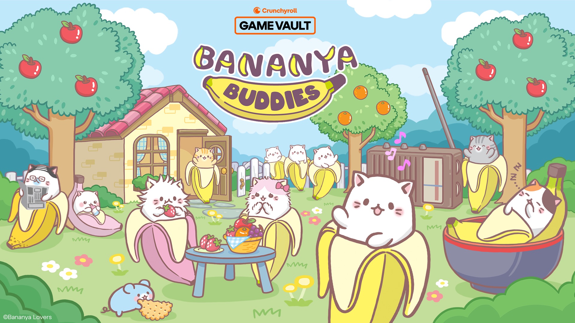 Bananya Buddies Key Visual