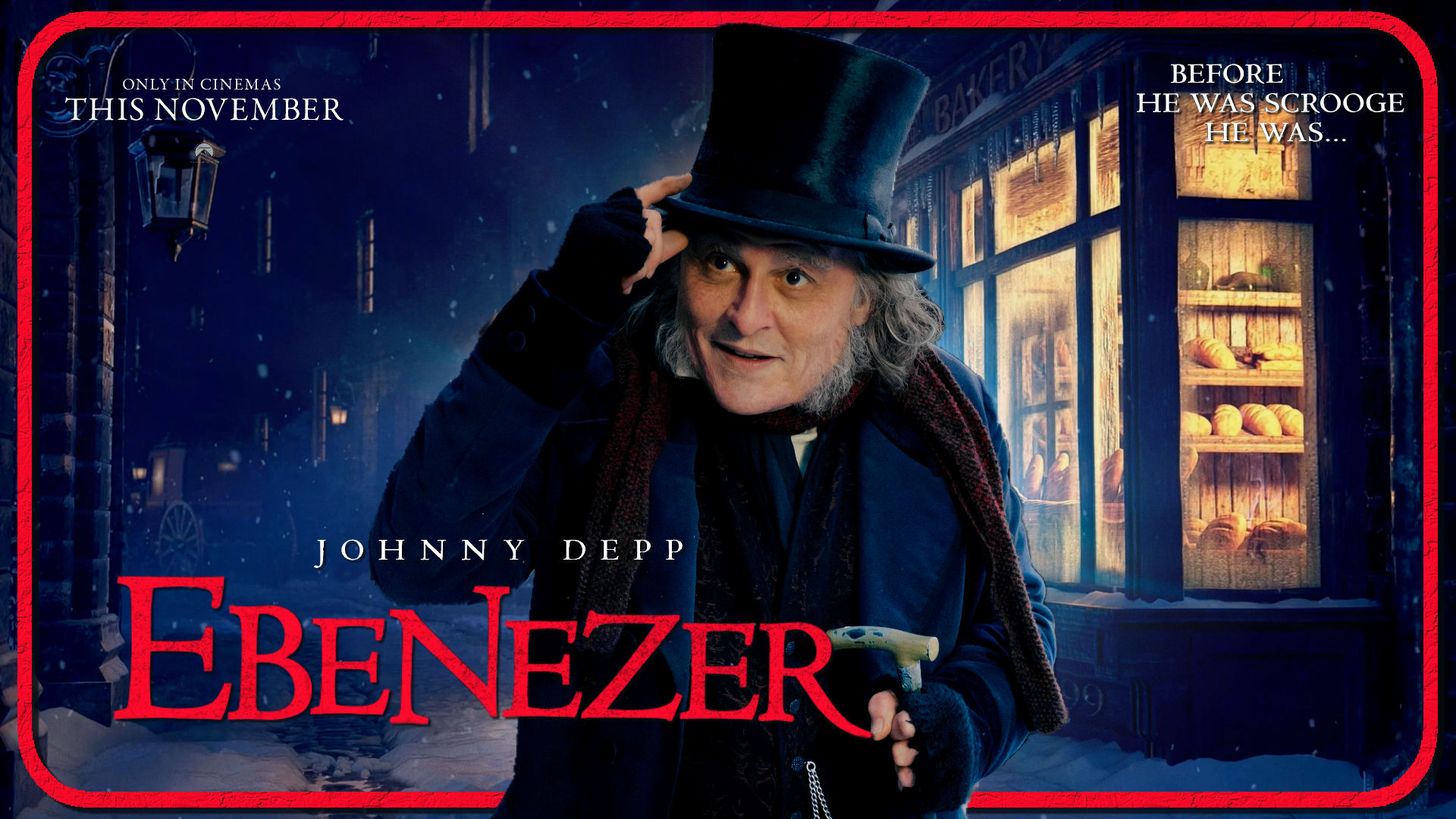 Johnny Depp Gets Haunted by Three Spirits in the New Trailer for Ebenezer!