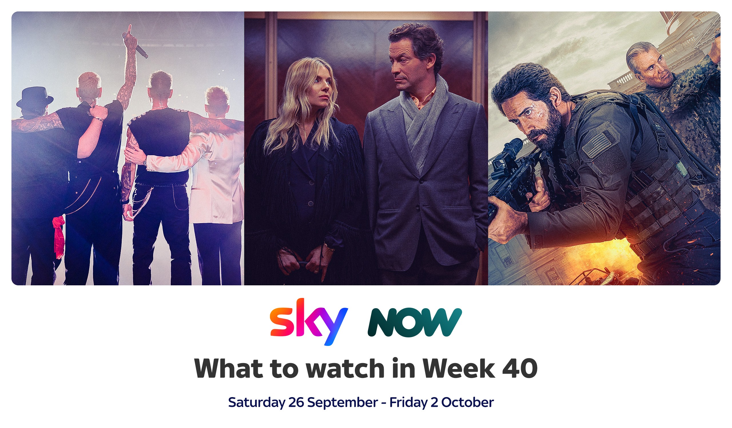 What's Showing On Sky And NOW Next Week: Go To WAR With Boyzone And Yuja On Saturday Night Live With One Last Shot!