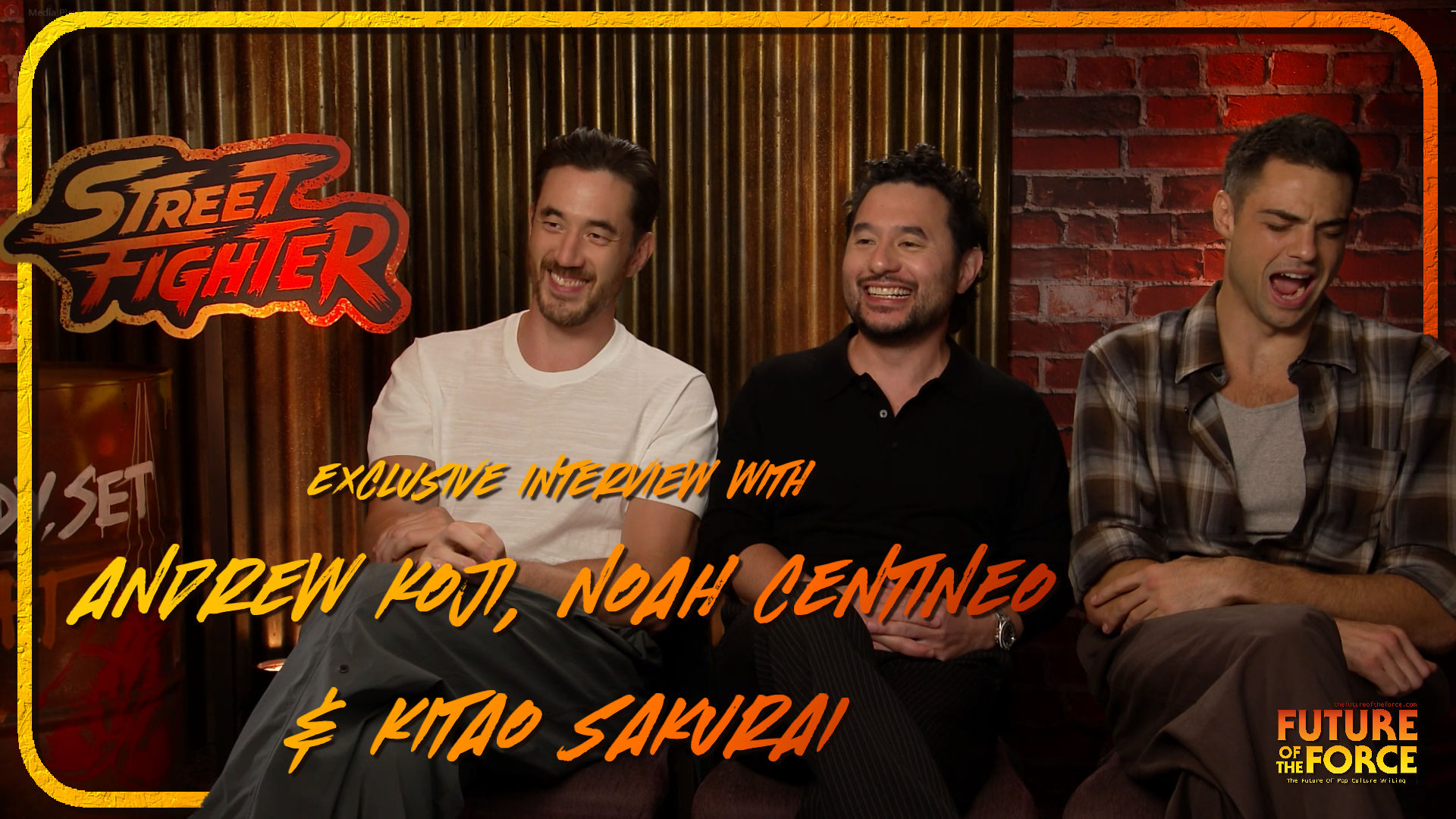 EXCLUSIVE INTERVIEW | Andrew Koji, Noah Centineo and Kitao Sakurai Talk Street Fighter