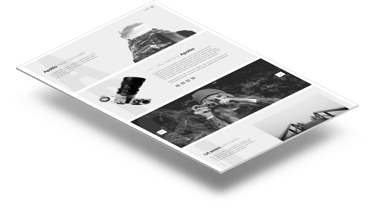 Apollo Free HTML Portfolio Template