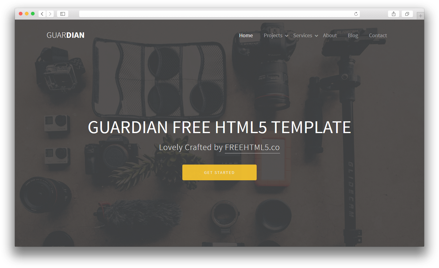 Guardian - Free HTML5 Template