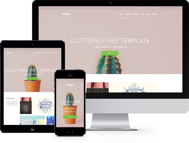 Render - Free HTML5 Bootstrap Template