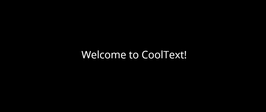 Cool Text Effects