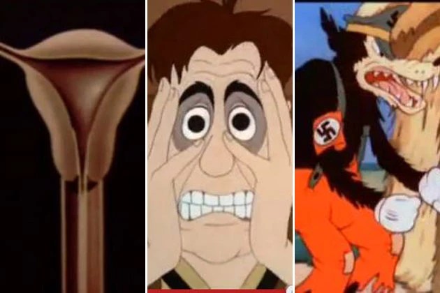 Skip to the end of the images gallery. 10 Disturbing Classic Disney Cartoons