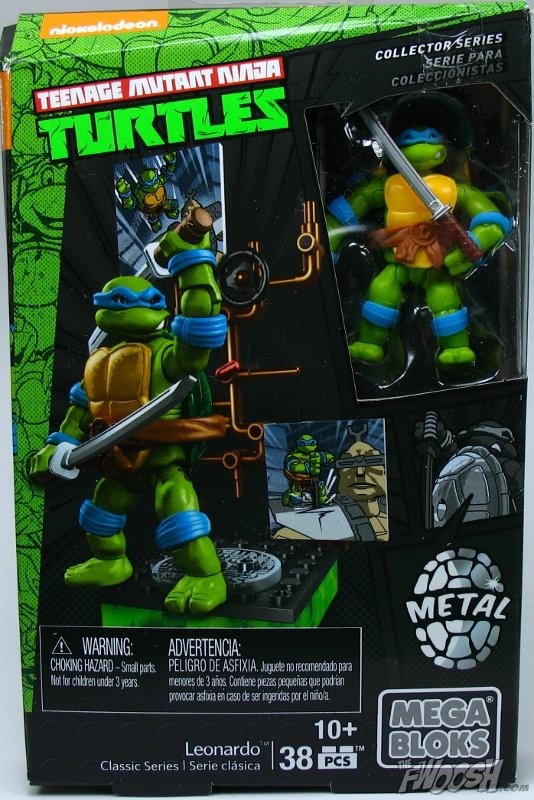 Mega Bloks Teenage Mutant Ninja Turtles Classic figures Fwoosh