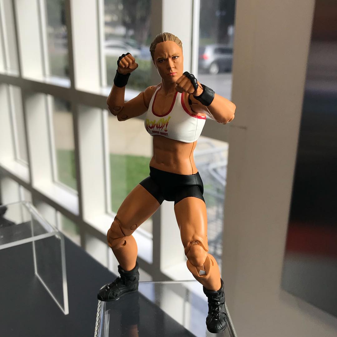 Mattel WWE Ultimate Edition Ronda Rousey Prototype 01