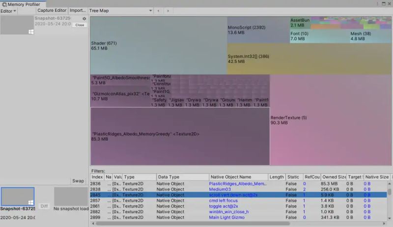 Working With The Memory Profiler Unity Learn - Best Geometric Illustrations in Ultra HD