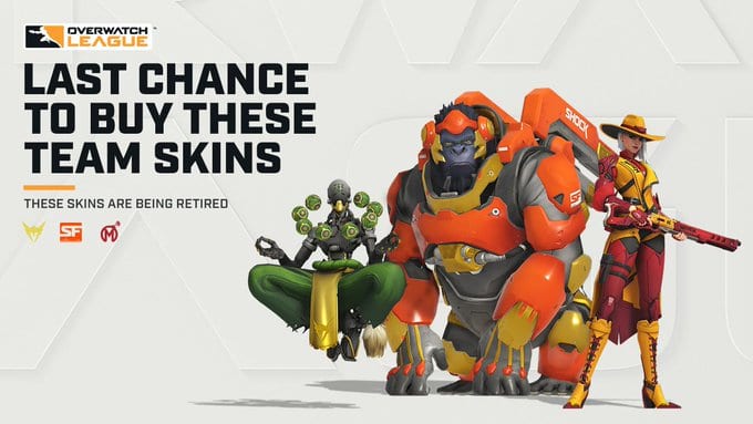 New Overwatch League Skins Old Designs Replaced After Today New Overwatch League Skins Old Designs Replaced After Today