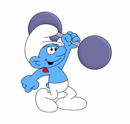 Hefty Smurf. Photo: Smurfsfanon.wikia.com