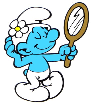 Vanity Smurf. Photo: Smurfsfanon.wikia.com