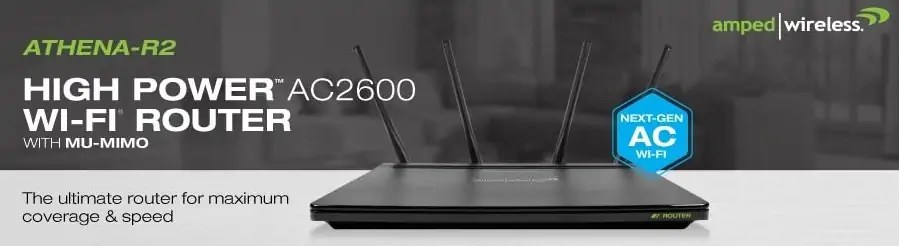 Amped RTA2600-R2 Wireless Wi-Fi Router Amped RTA2600-R2 Wireless Wi-Fi Router